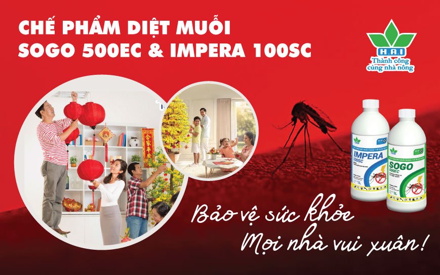 CHẾ PHẨM DIỆT MUỖI SOGO 500EC & IMPERA 100SC