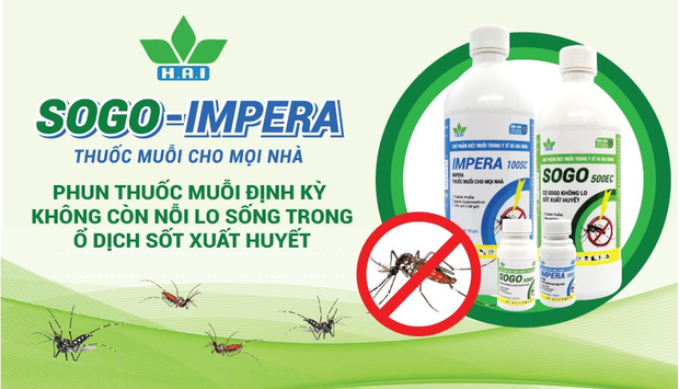 CHẾ PHẨM DIỆT MUỖI SOGO 500EC & IMPERA 100SC - THUỐC MUỖI CHO MỌI NHÀ