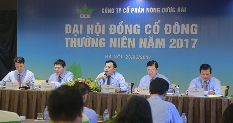 Nông Dược HAI Thông Qua Kế Hoạch Doanh Thu 1.615 Tỷ Đồng Năm 2017