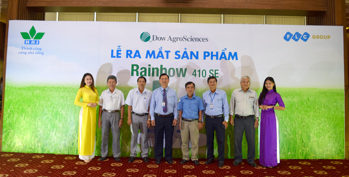 Nông Dược HAI: Ra mắt sản phẩm thuốc trừ cỏ Rainbow 410 SE trên ruộng lúa