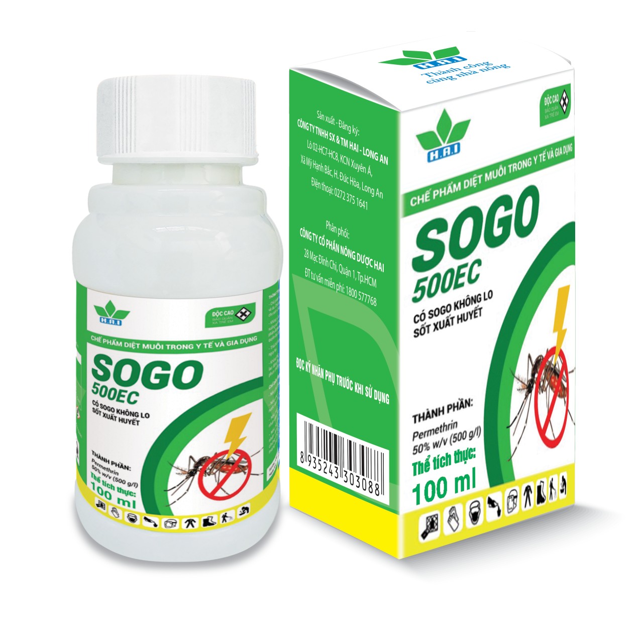 THUỐC DIỆT MUỖI SOGO 500EC