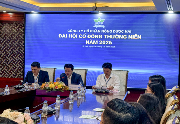 ĐHĐCĐTN 2026 - Nông Dược HAI thông qua kế hoạch kinh doanh và chủ trương tiếp tục tái cấu trúc